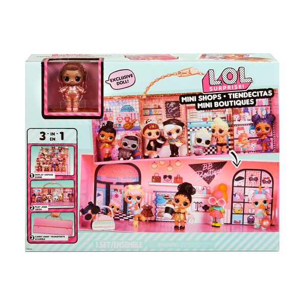 

Игровой набор с куклой L.O.L. SURPRISE! - маленькие магазинчики 3-в-1 576 297 (6900006611597)