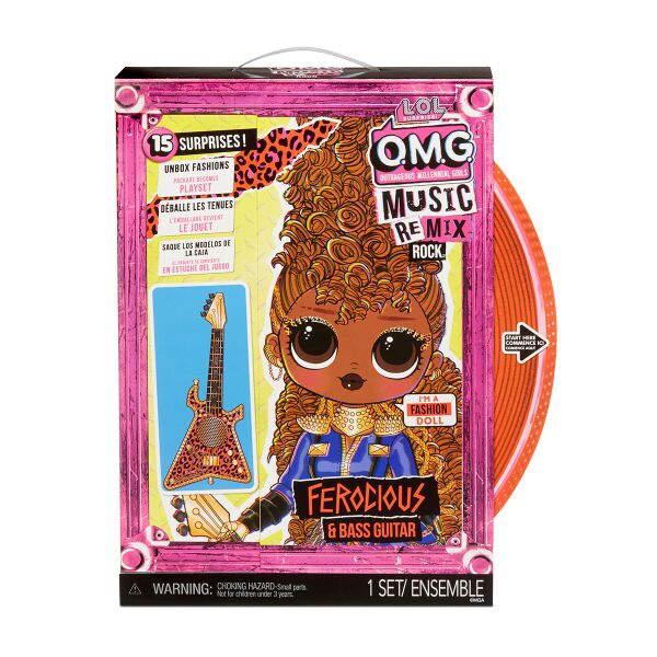 

Игровой набор с куклой L.O.L. SURPRISE! серии "O.M.G. Remix Rock" - фурия 577591 (6900006611573)