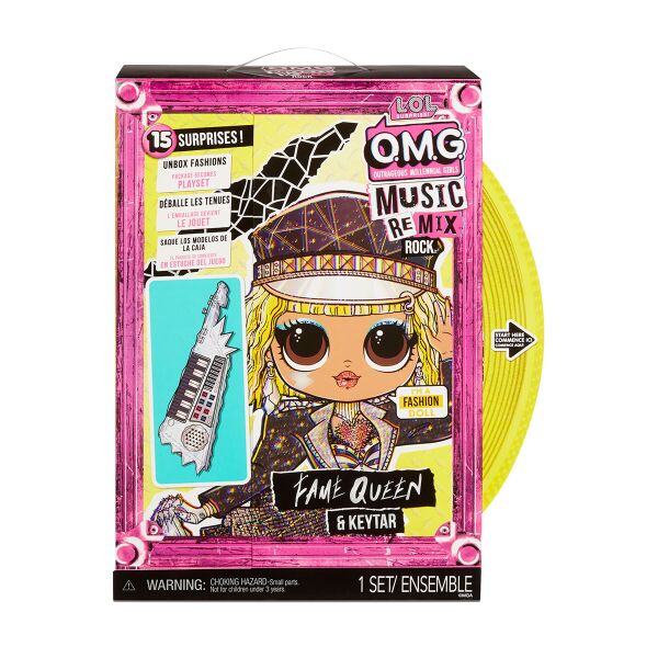 

Игровой набор с куклой L.O.L. SURPRISE! серии "O.M.G. Remix Rock" -королева сцены 577607 (6900006611580)