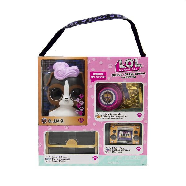 

Игровой набор L.O.L. SURPRISE! серии "Big Pets" - DJ-собачка 577706 (6900006611443)