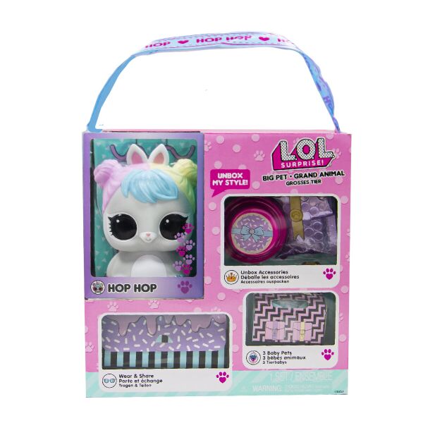 

Игровой набор L.O.L. SURPRISE! серии "Big Pets" - Кролик прыг-скок 577713 (6900006611450)