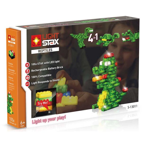 

Конструктор с LED подсветкой Reptile V2 4 в 1, Light STAX