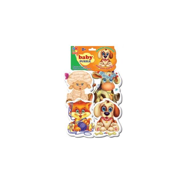 

Домашние любимцы, Baby Puzzle (VT1106-07), Vladi Toys