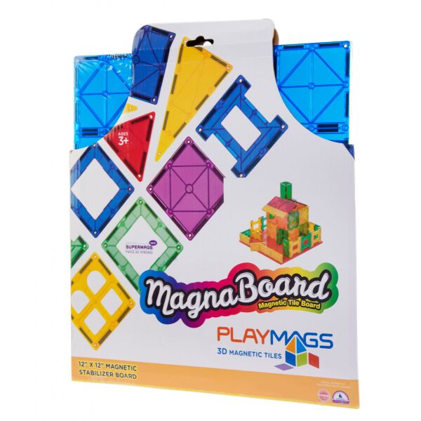 

Магнитный конструктор платформа для строительства (синяя), Playmags