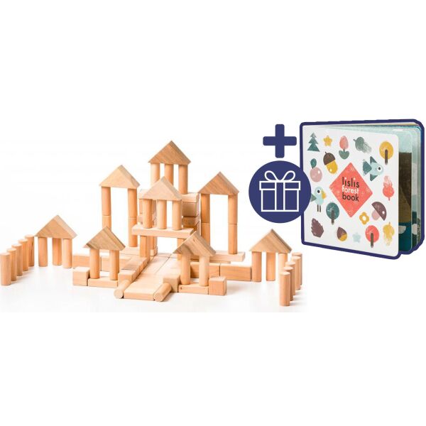 

Деревянный Конструктор Lislis toys Маленький 86 элементов (03 МК 0001)