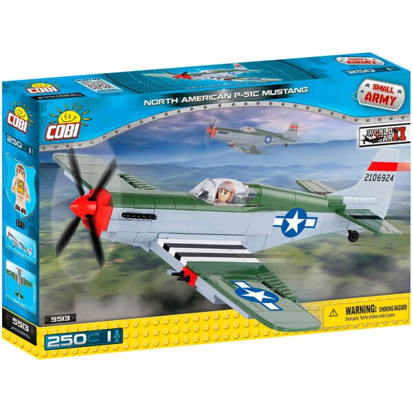 

Конструктор Самолет North American P-51C Mustang, серия Small Army, Cobi