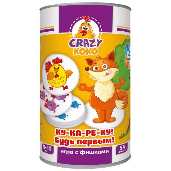 

Игра в тубусе Кукареку (рус.), Vladi Toys