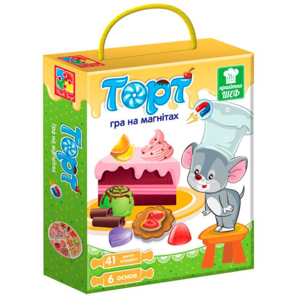 

Магнитная кулинарная игра Торт (укр), Vladi Toys