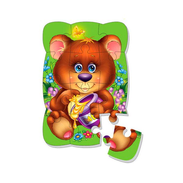 

Магнитный пазл Мишка (русский язык), Vladi Toys
