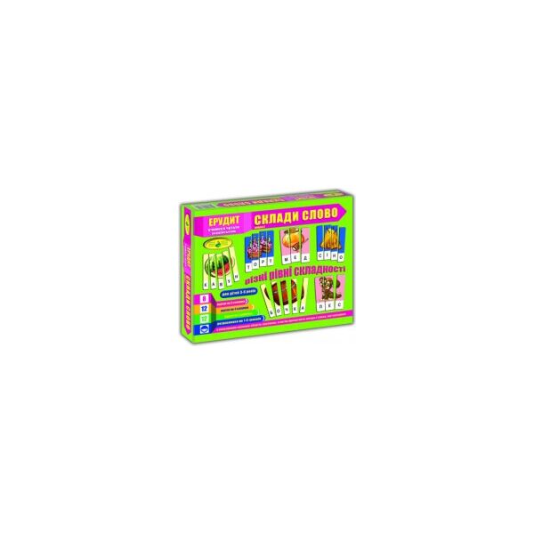 

Настольная игра Гра "Ерудит" Склади слово 7239 (4820121187239)
