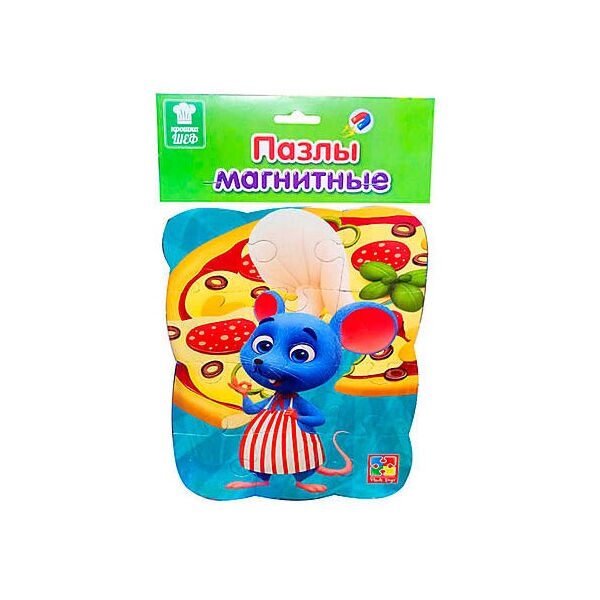

Крошка Шеф, магнитный пазл, Vladi Toys