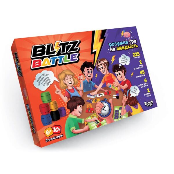 

Настольная развлекательная игра "Blitz Battle" укр