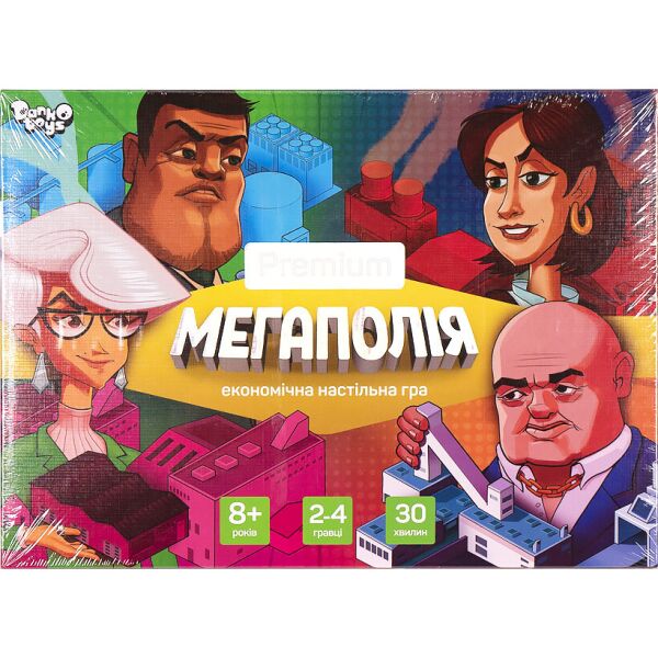 

Настольная развлекательная игра "Мегаполия Premium" укр