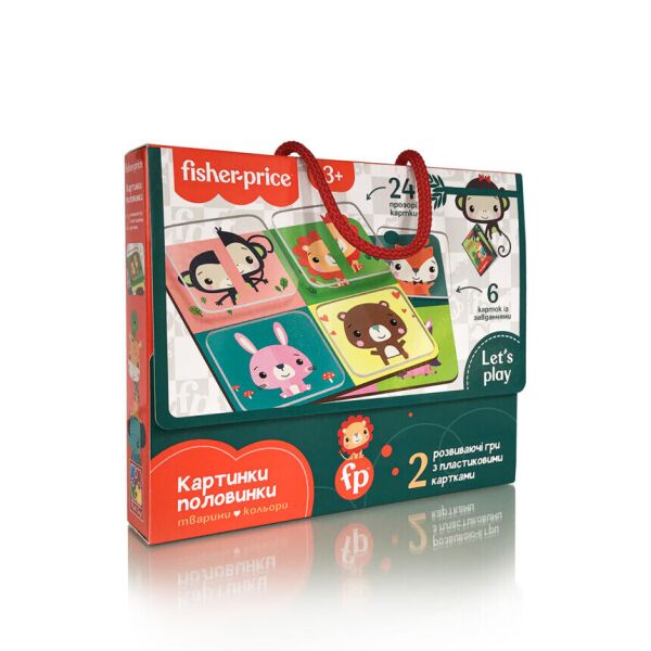 

Игра настольная "Картинки-половинки животные и цвета" VT2100-09 (4820234761876)