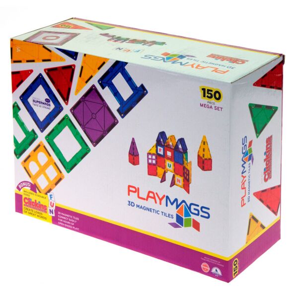 

Магнитный конструктор 150 деталей, Playmags
