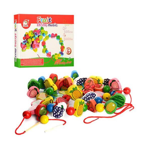 

Деревянная игрушка Шнуровка MD 1009 фрукты, овощи, ягоды (2000904276776)
