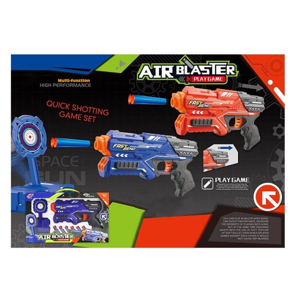 

Бластер "PlayGame" AirBlaster з з патронами та мішенню 928-3 (2000904466610)