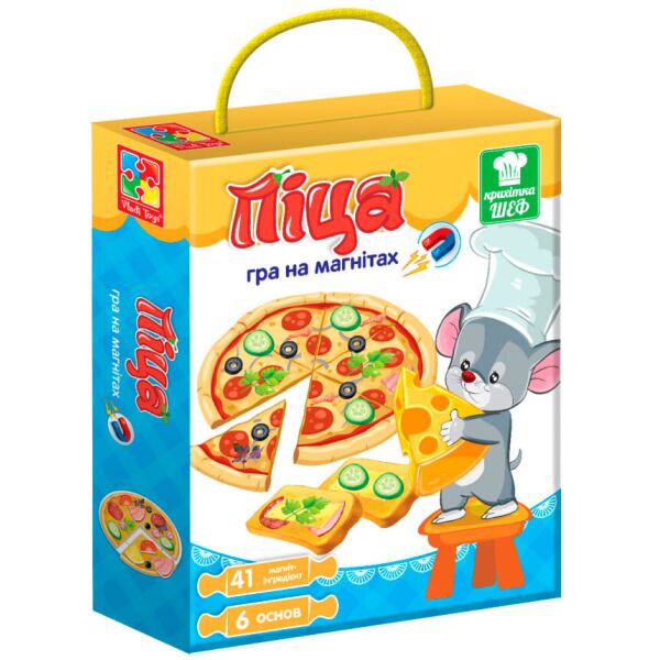 

Магнитная кулинарная игра Пицца (укр), Vladi Toys