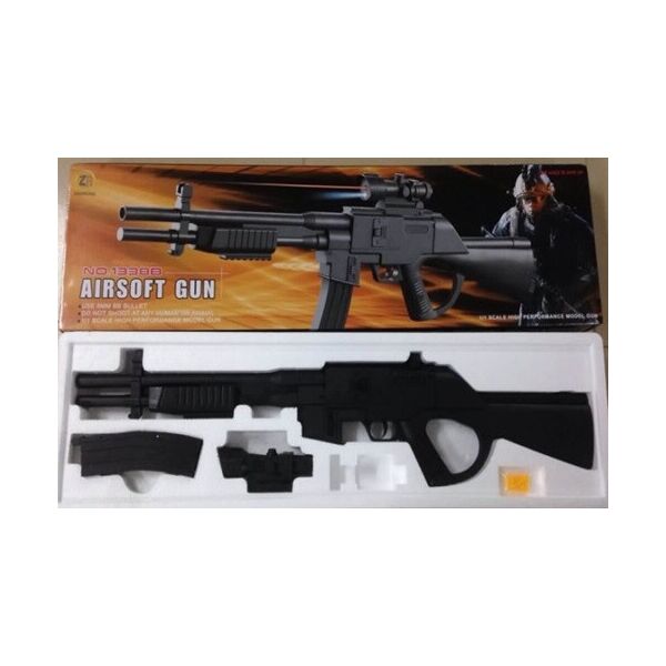 

Іграшка Помпова рушниця "AIRSOFT GUN" з лазером 1338B (2000904468942)