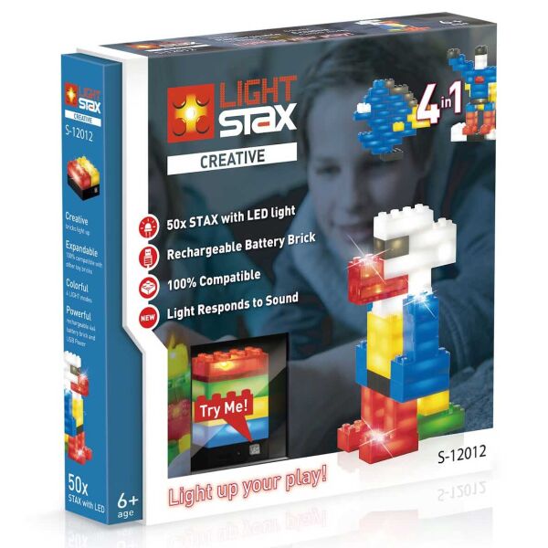 

Конструктор с LED подсветкой Creative V2 4 в 1, Light STAX