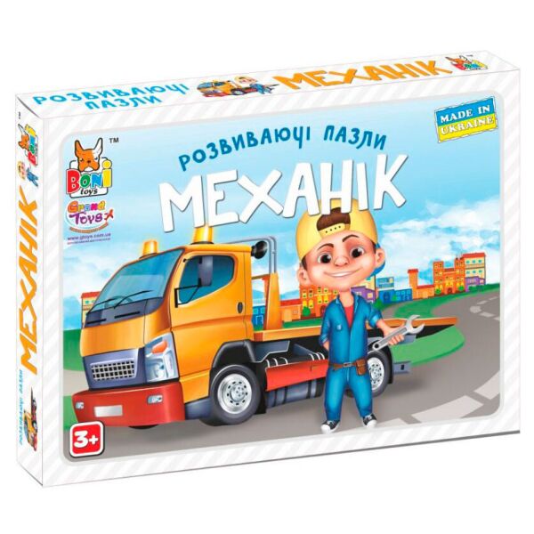 

Развивающие пазлы Boni Toys Бони Тойс "Механик" 6 эл. (0424)