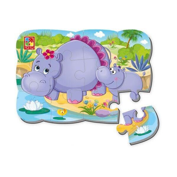 

Бегемотики, магнитный пазл, Vladi Toys