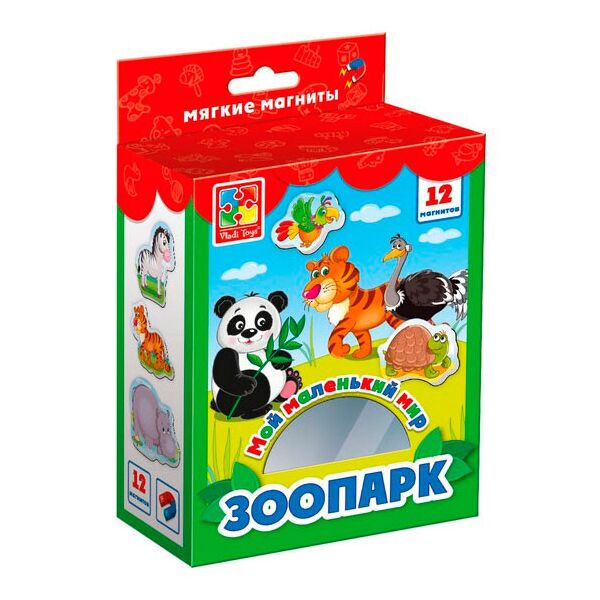 

Зоопарк, коллекция магнитов, Мой маленький мир (рус), Vladi Toys