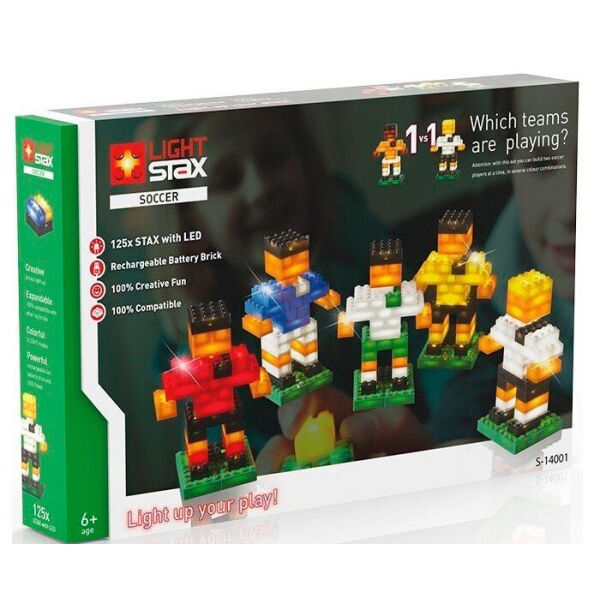 

Конструктор с LED подсветкой, Soccer, Light STAX