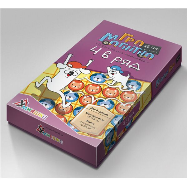 

Игра магнитная ТМ Умняшка 4 в ряд (1456)