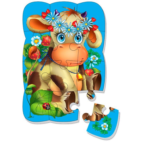 

Коровка, пазл на магните, Vladi Toys