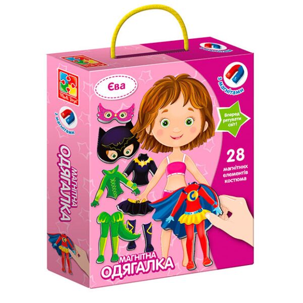

Магнитная одевалка Ева (укр), Vladi Toys