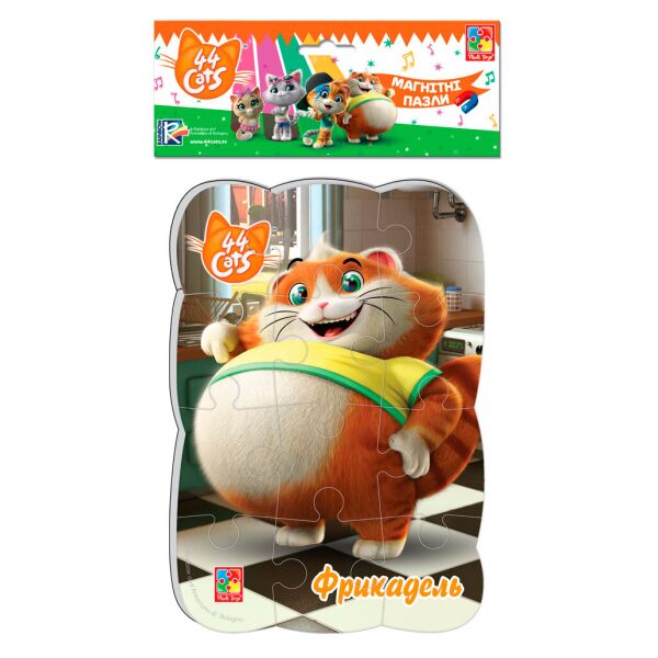 

Магнитные пазлы Фрикадель в городе, 44 Кота (укр), Vladi Toys