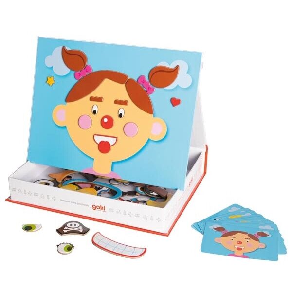 

Магнитная игра Goki ТМ Гоки Funny Faces Girl Фанни Фейсес Герл (58492)