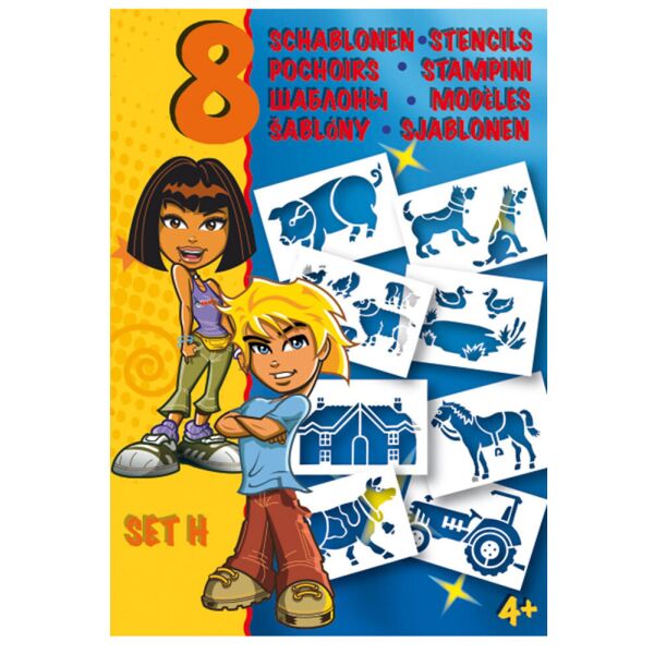 

Трафареты Малинос Malinos ферма 8 шт (MA-301004)