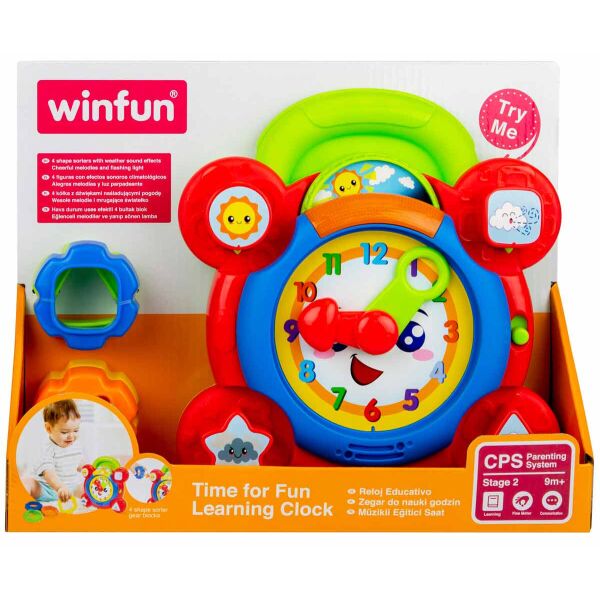 

Интерактивный сортер-часы WinFun ВинФан с музыкой и световыми эффектами (0675-NL)