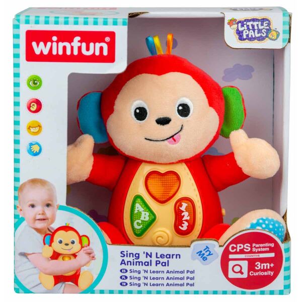 

Плюшевая обезьянка WinFun ВинФан с музыкой и световыми эффектами (0275-01)
