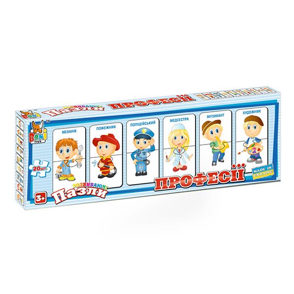 

Развивающие пазлы Boni Toys Бони Тойс "Профессии" 20 эл. (0363)