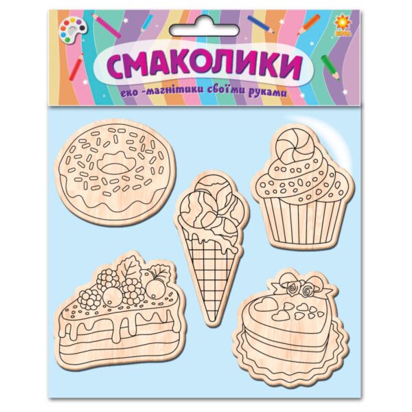 

Деревянные игрушки-магниты Вкусняшки, Зирка