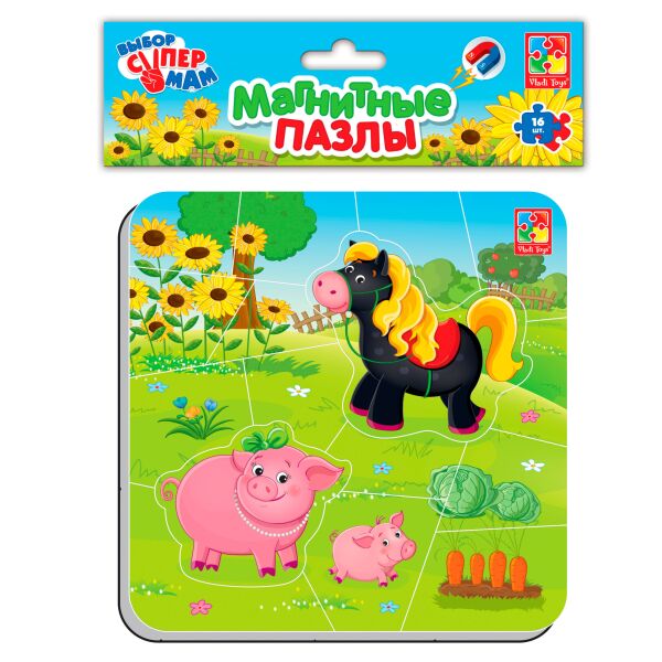 

Магнитные пазлы Ферма, Vladi Toys