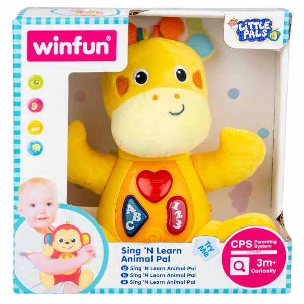 

Плюшевый жираф WinFun ВинФан с музыкой и световыми эффектами (0276-01)