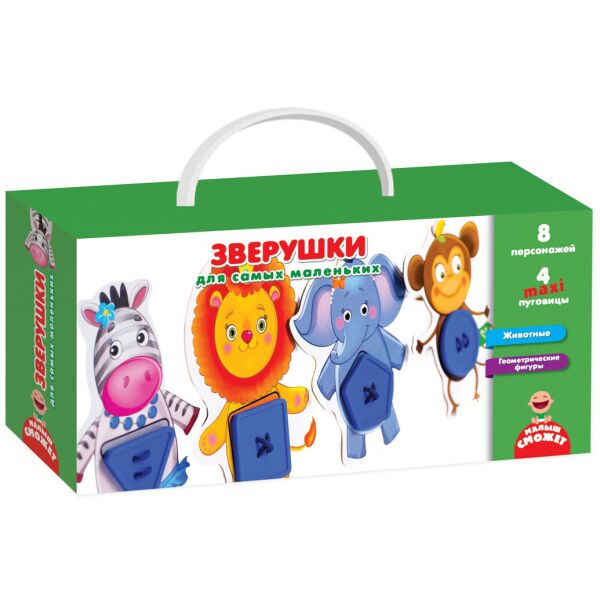 

Игра с пуговицами Зверушки (рус.), Vladi Toys