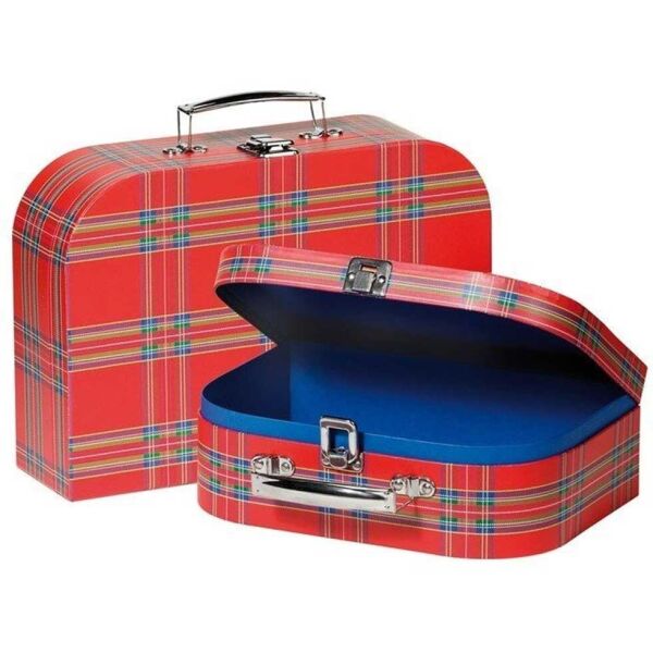 

Набор игровых чемоданов Красные в полоску, Goki