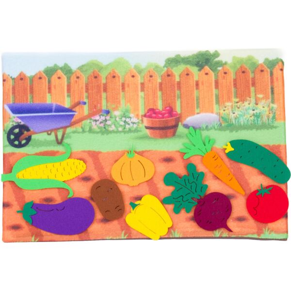 

Развивающая игра из фетра Овощи, Умняшка