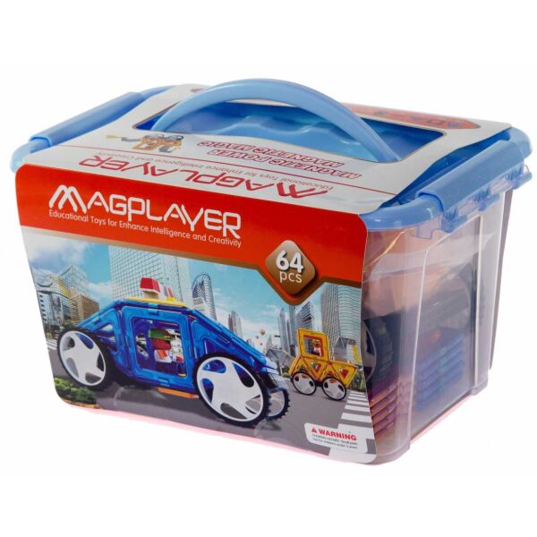 

Магнитный конструктор (64 детали), MagPlayer