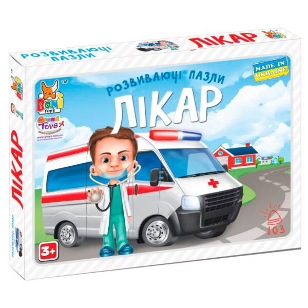 

Развивающие пазлы Boni Toys Бони Тойс "Врач" (0394)