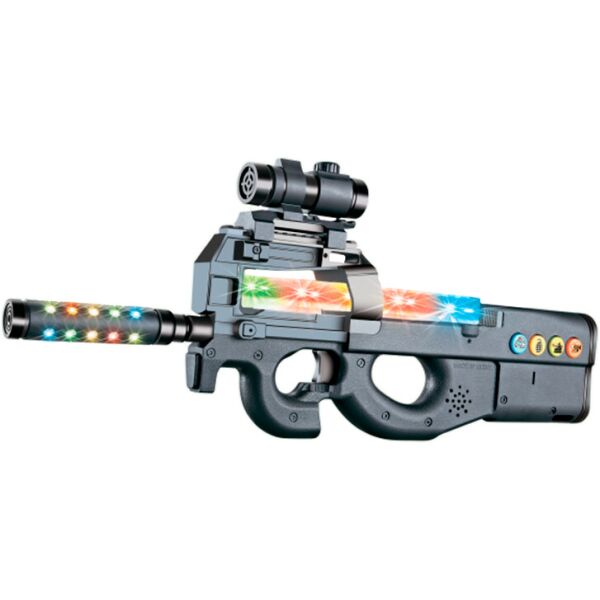 

Автомат светозвуковой ZIPP Toys Зипп Тойс FN P90 черный (532.00.23)