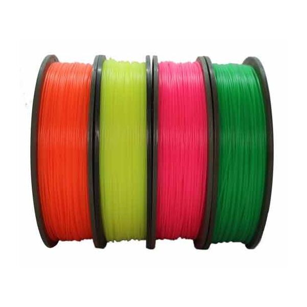 

Набор для 3D печати пластиковая нить Pochatok Filament PLA Филамент 4 в 1 флуоресцентных цветов (16008)