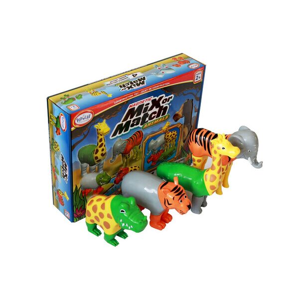

Пазл 3D Попьюлар Плайсингс Popular Playthings Mix or Match Магнитные животные (PPT-62000)