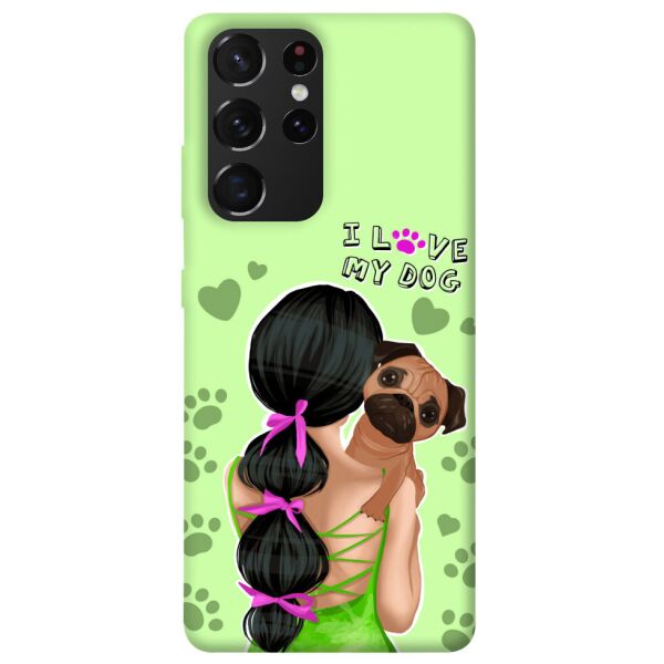 

Чехол itsPrint Love my dog для Samsung Galaxy S21 Ultra