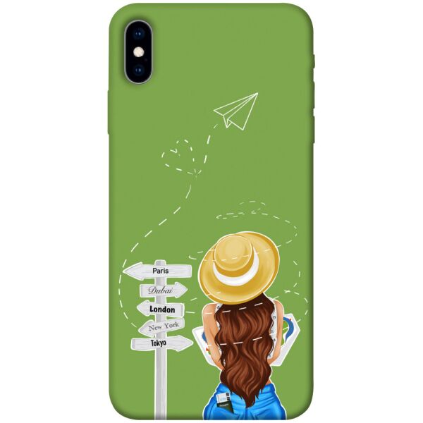 

Чехол itsPrint Travel girl для Apple iPhone X (5.8")